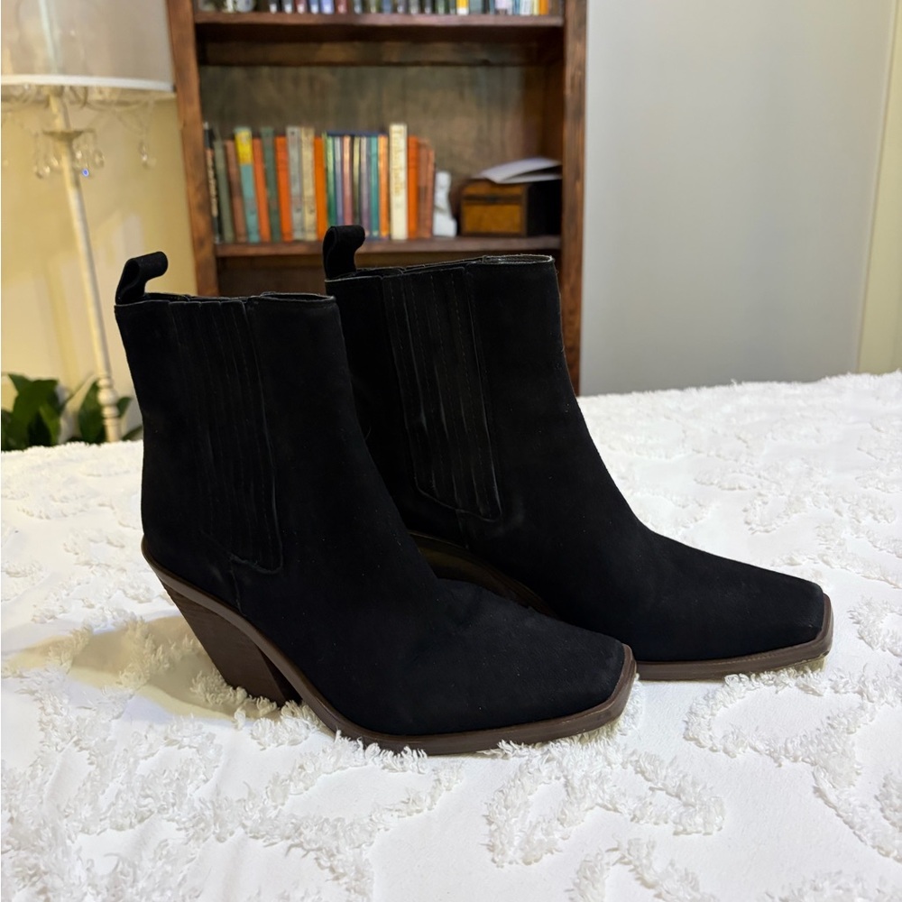 Vince Camuto Black Ankle Boots